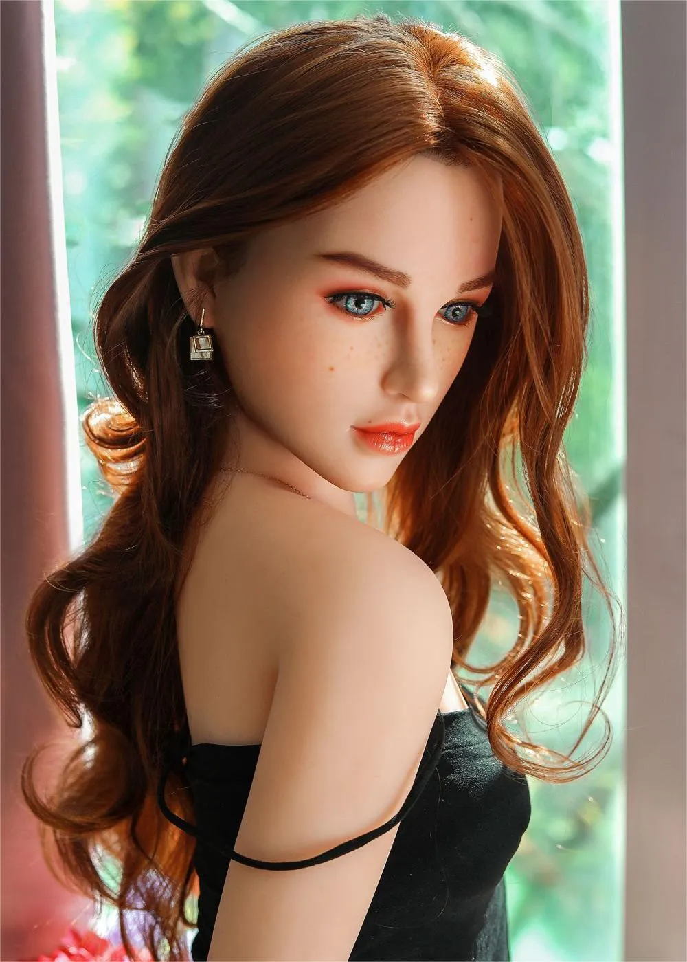 62.6IN 75LB Sex Doll Blue Eyes and Pale Pink Nipples Love Dolls【US Stock Available ONLY】