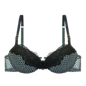 Anna Printing Contour Plunge Bra