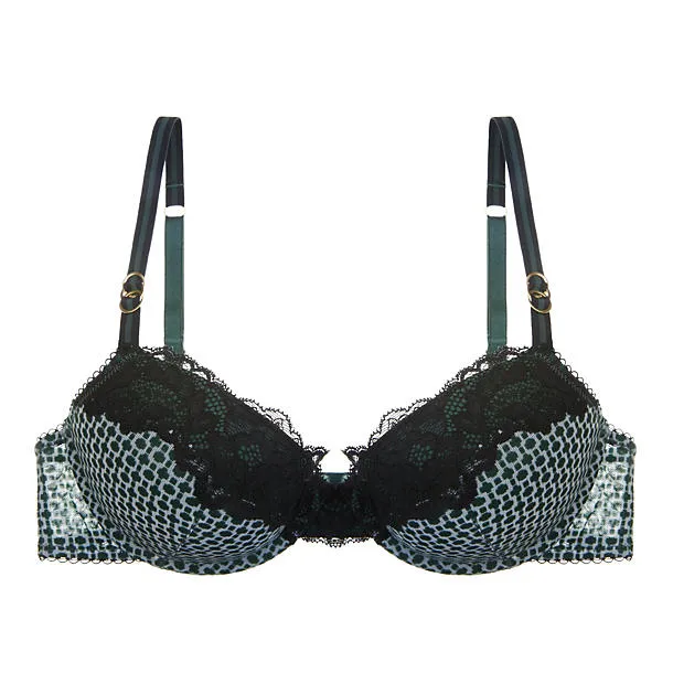 Anna Printing Contour Plunge Bra