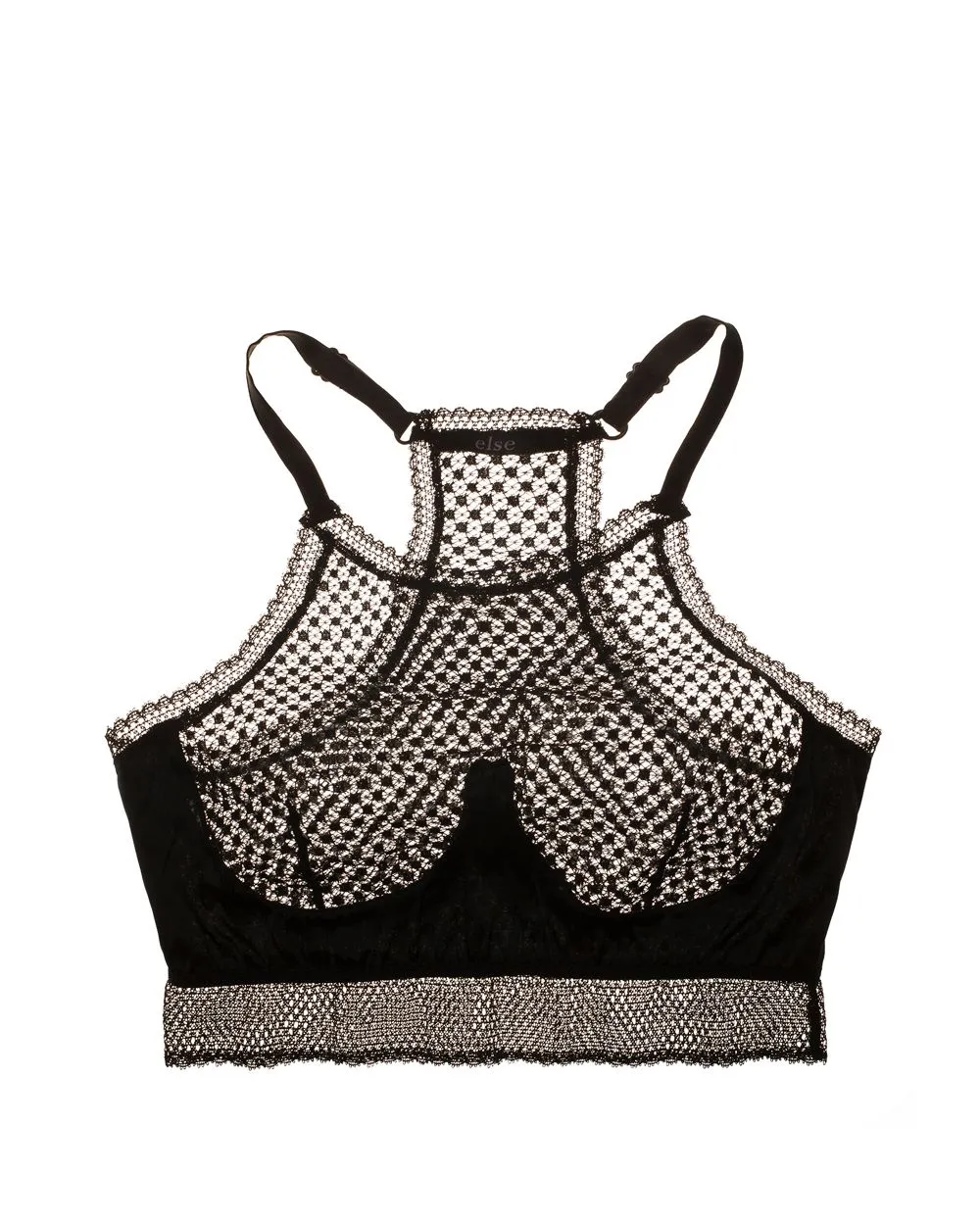 Bella High Neck Halter Racerback Bra