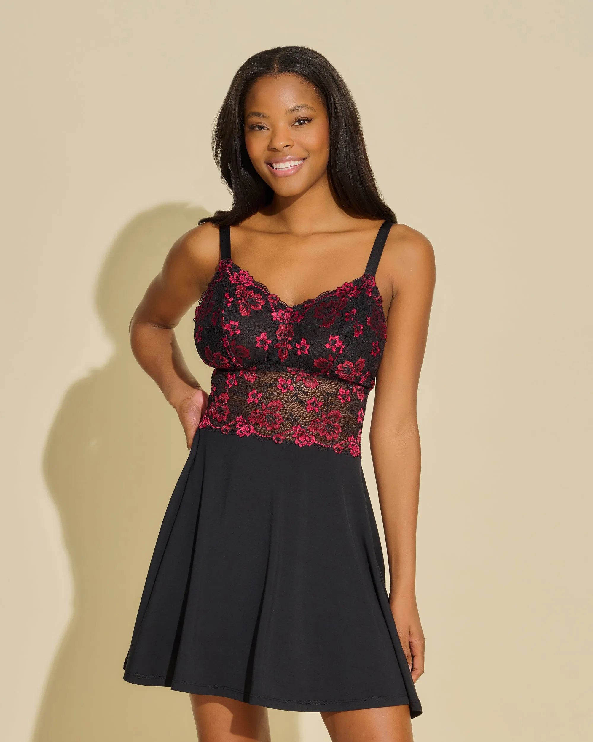 Curvy Chemise & G-String Set
