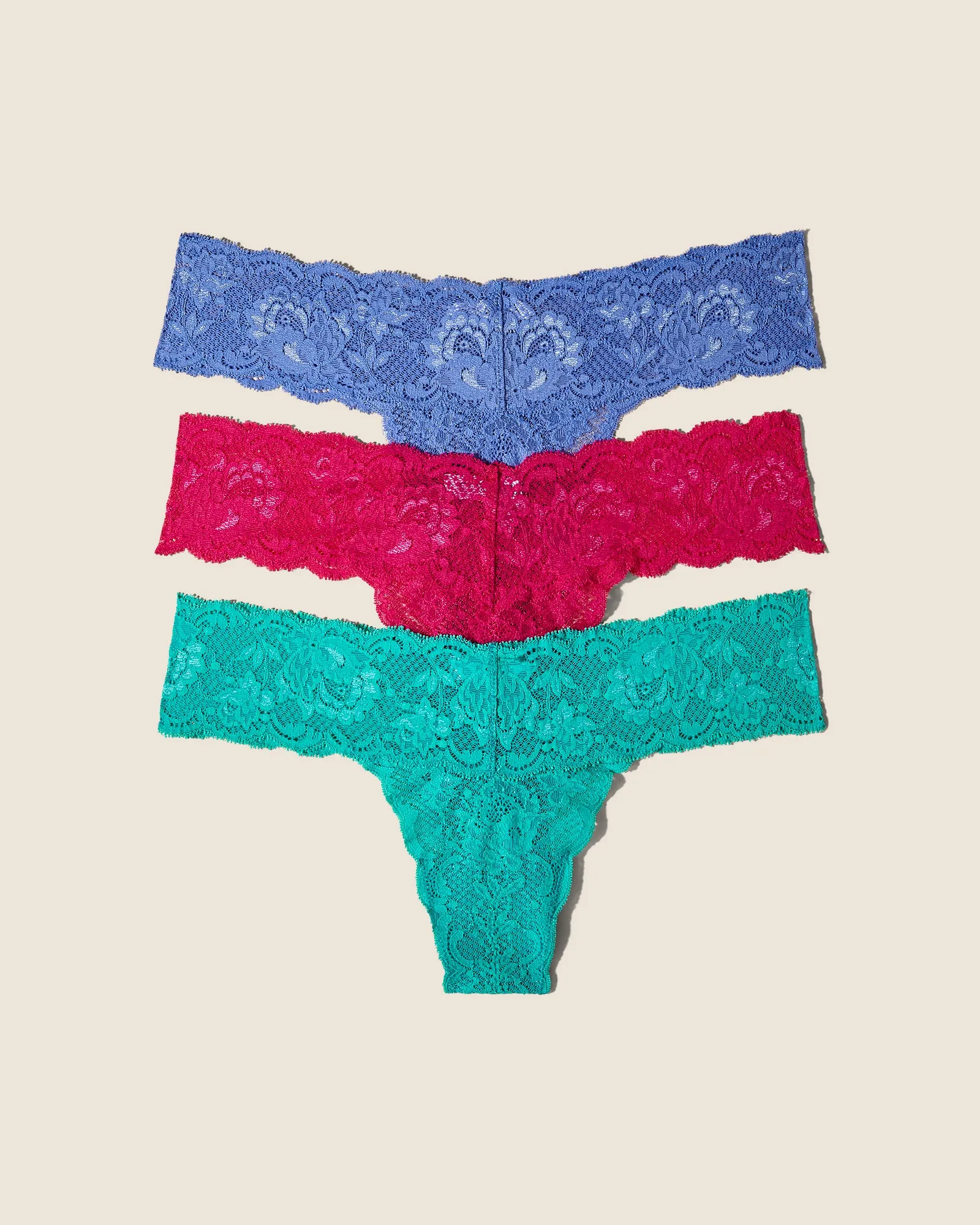Cutie Lr Thong 3 Pack