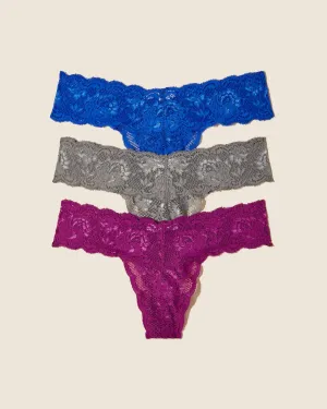 Cutie Lr Thong 3 Pack