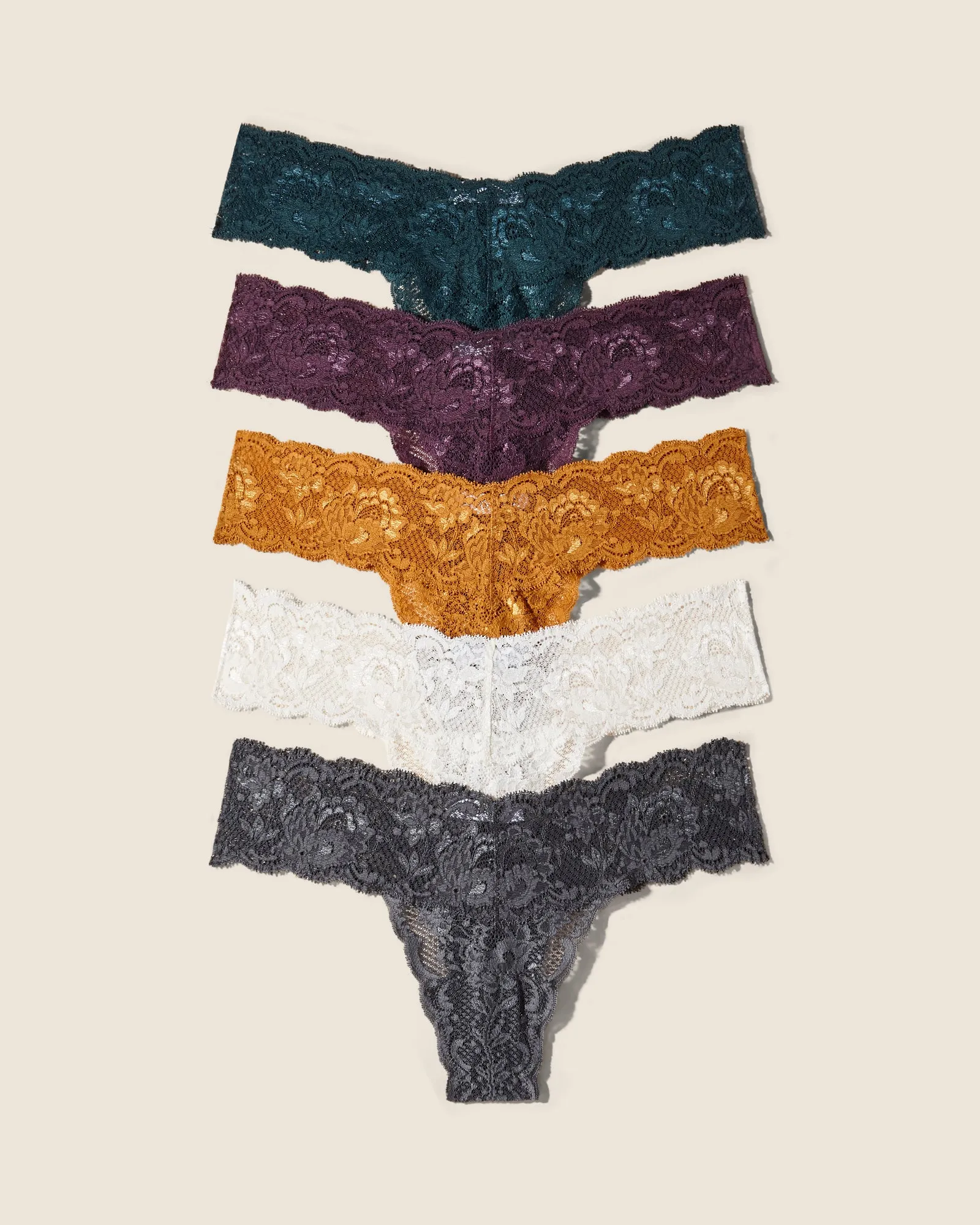 Cutie Lr Thong 5 Pack