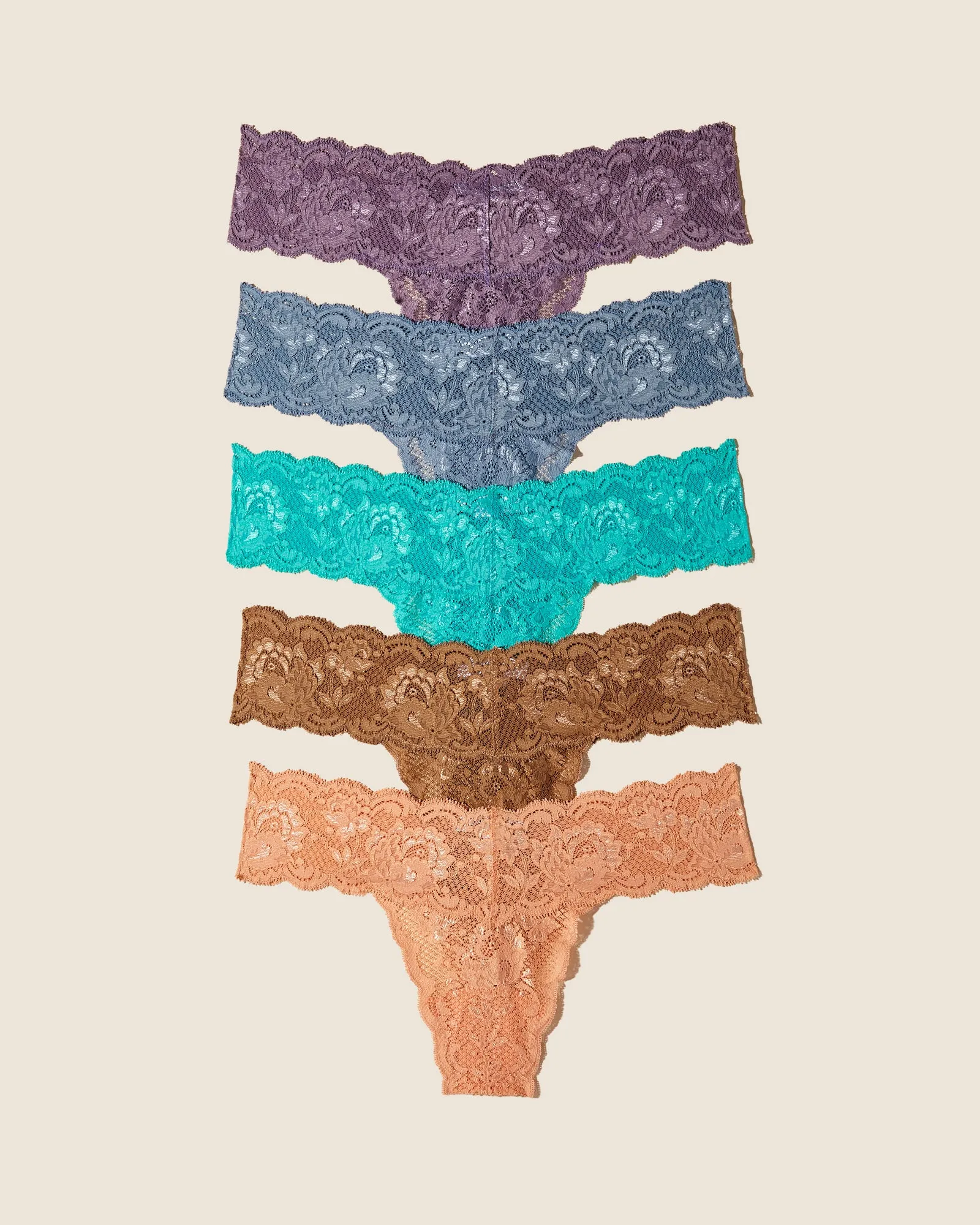 Cutie Lr Thong 5 Pack