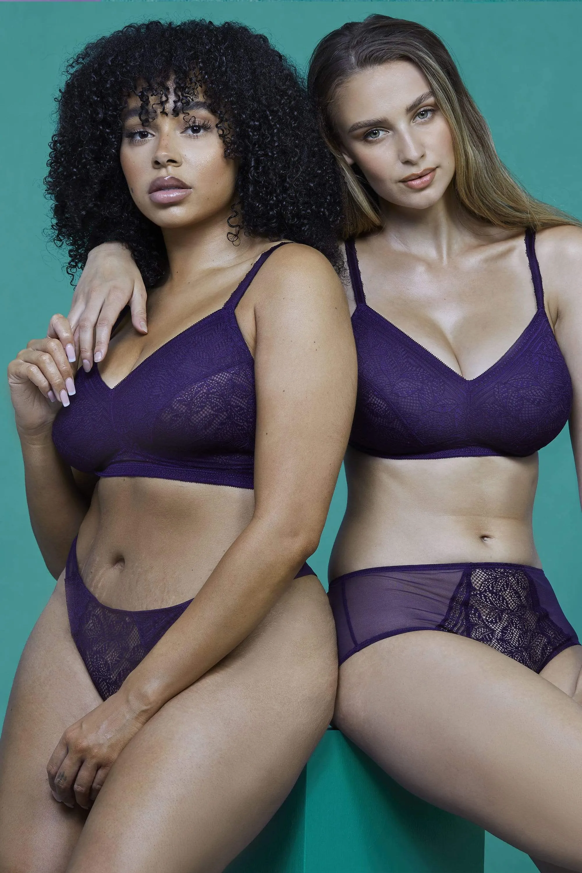 Emma Vine Purple Ultimate Comfort Brief