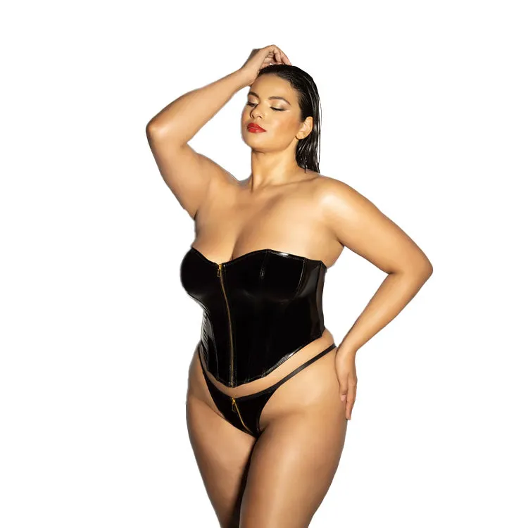 Fetish Rider Bustier Set