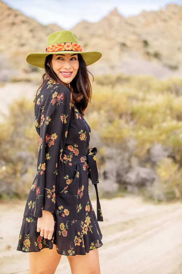 Gratitude Intention Hat Band - Black