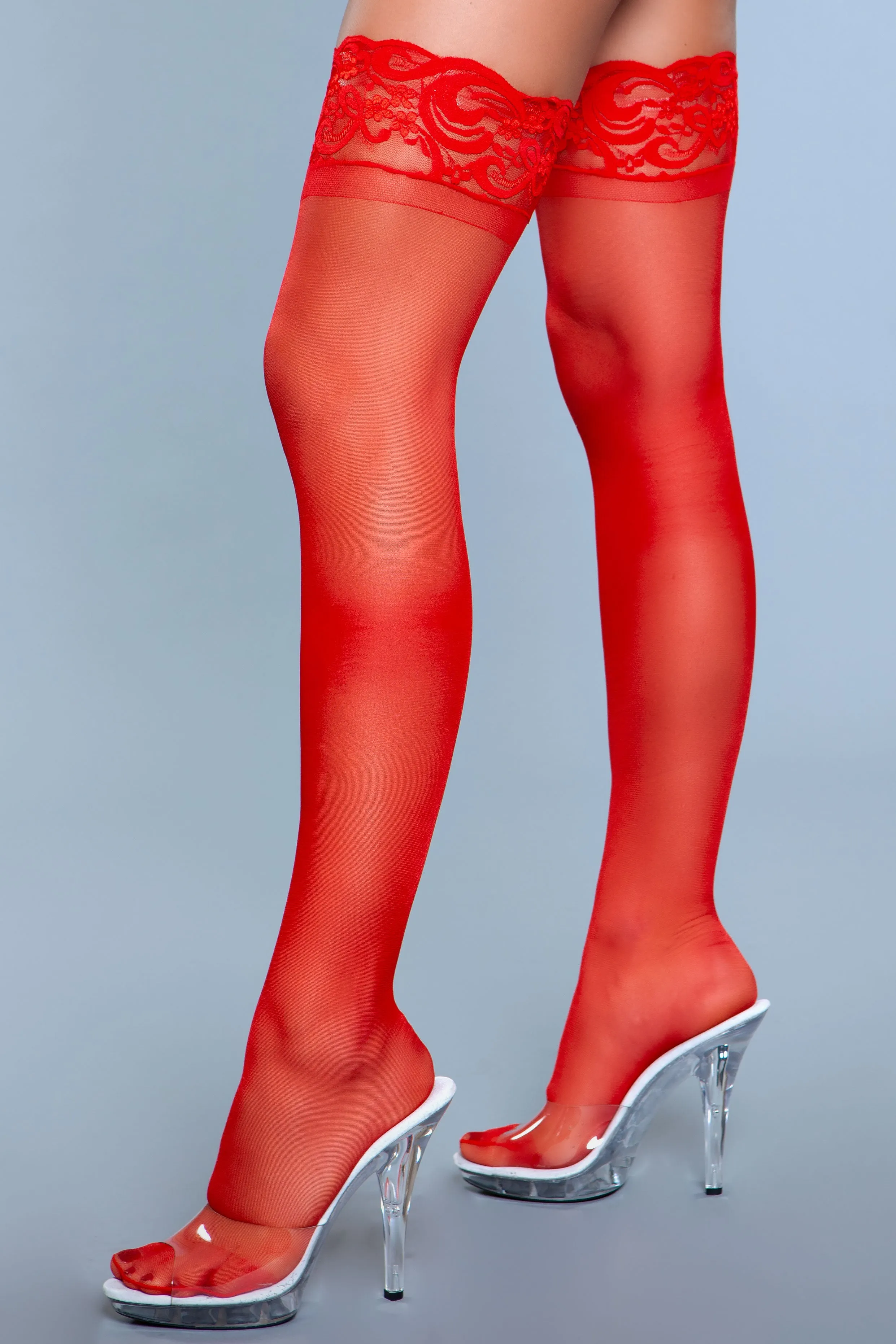 Lace It Over It Thigh Highs