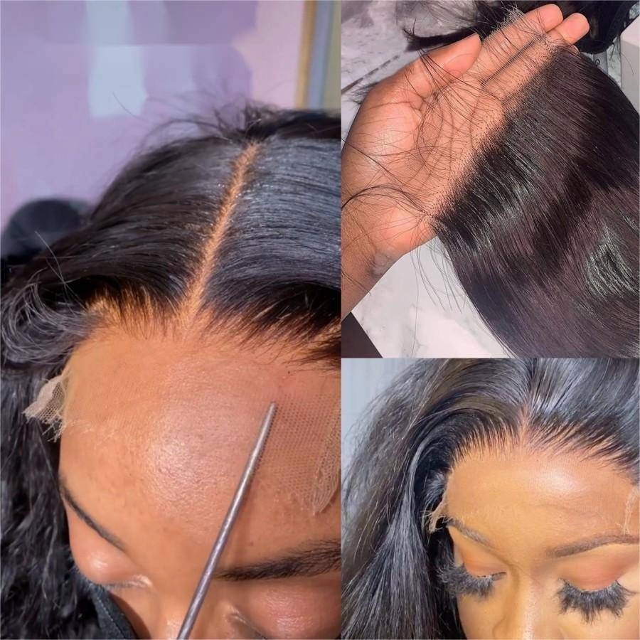 Lace Closure Only, 5x5 & 4x4 Skinlike Real HD Lace Closure Piece Straight Hair