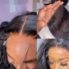Lace Closure Only, 5x5 & 4x4 Skinlike Real HD Lace Closure Piece Straight Hair