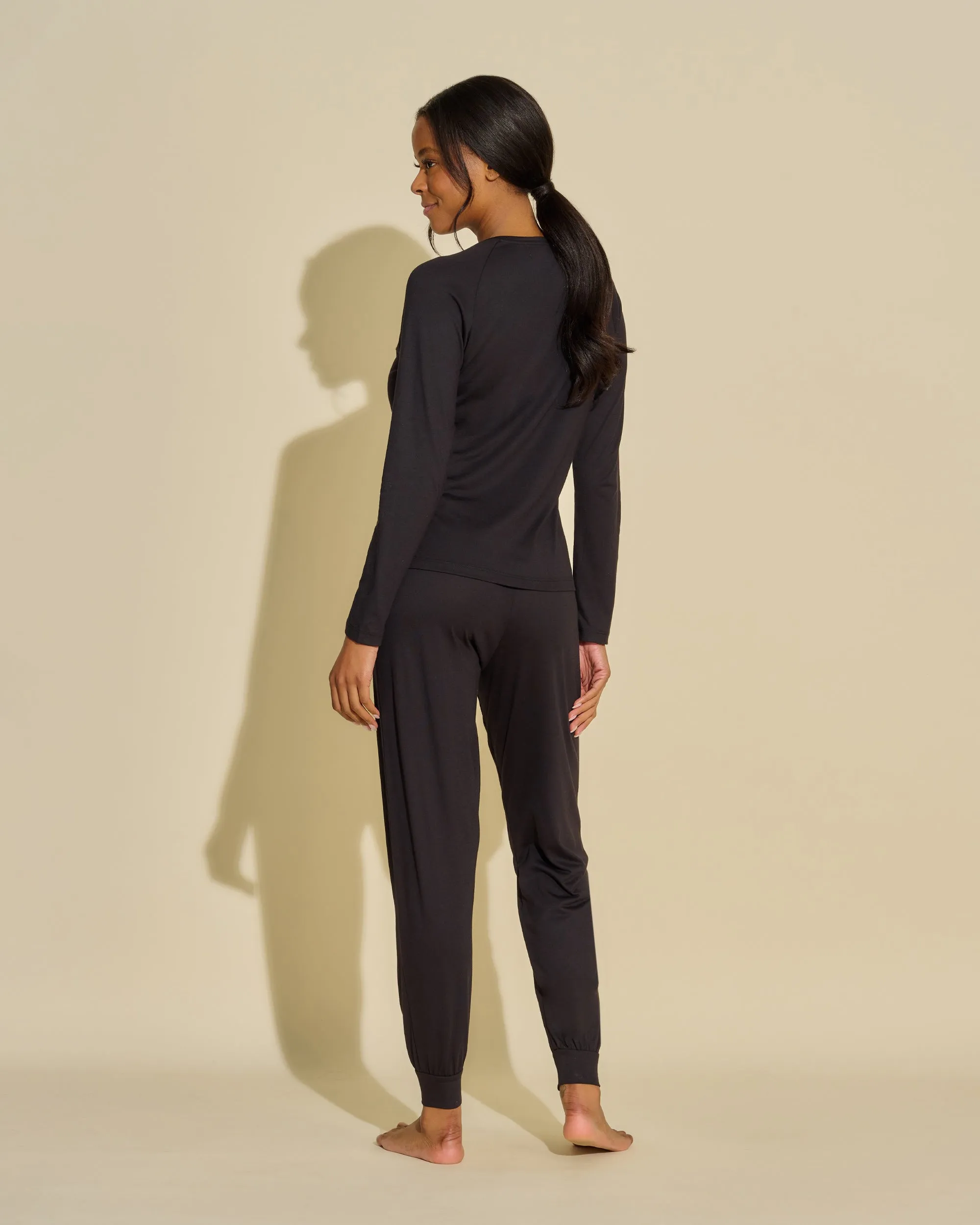 Langärmeliges Top- & Jogger-Set