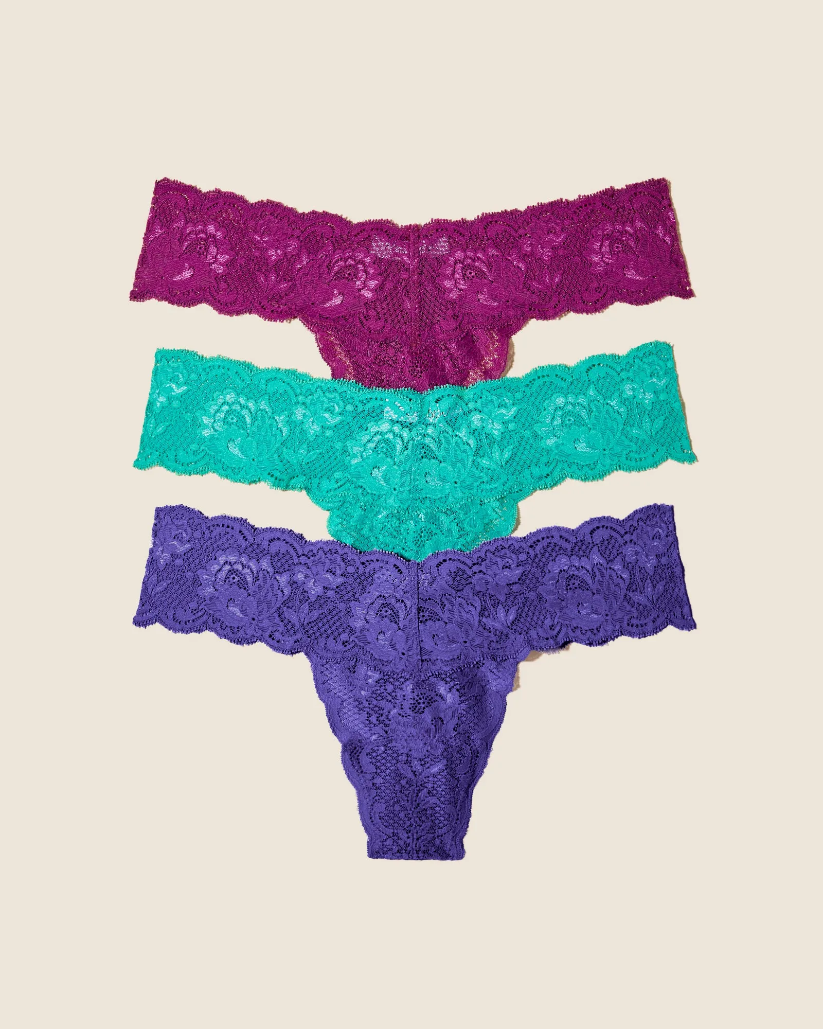 Lot De 3 Tangas