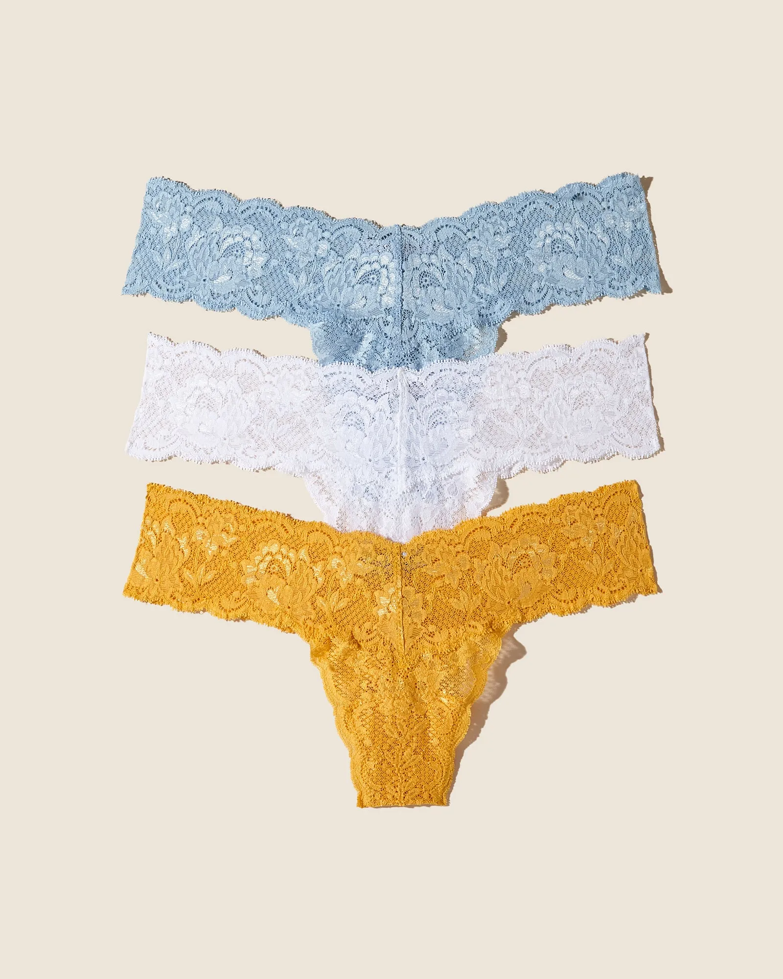Lot De 3 Tangas