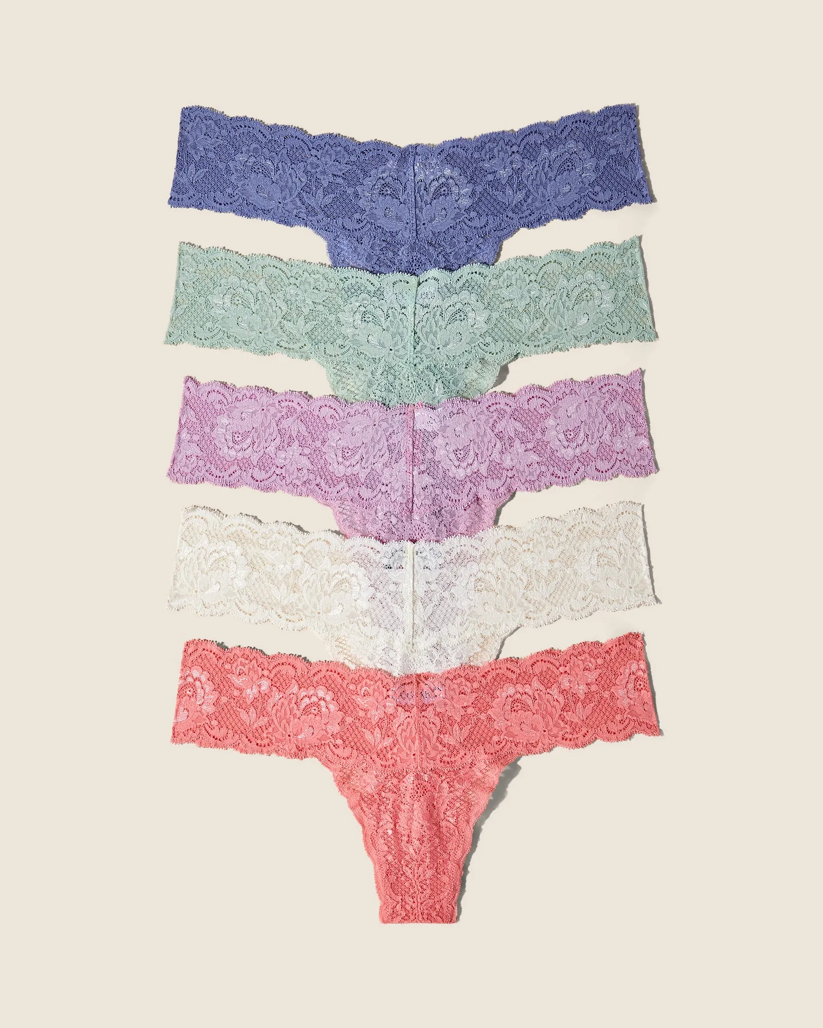 Lot De 5 Tangas Cutie