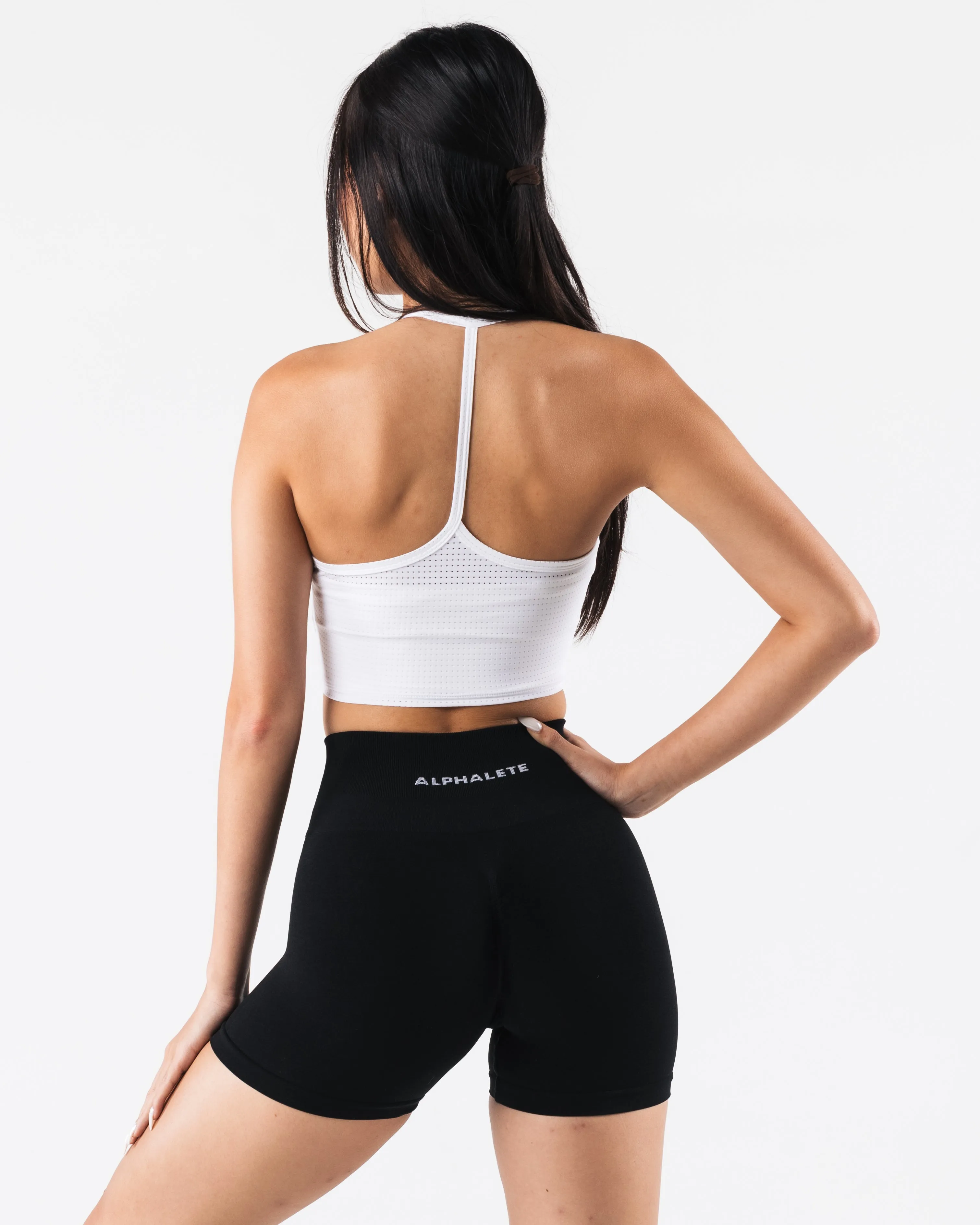 Margo Mesh Tank - White
