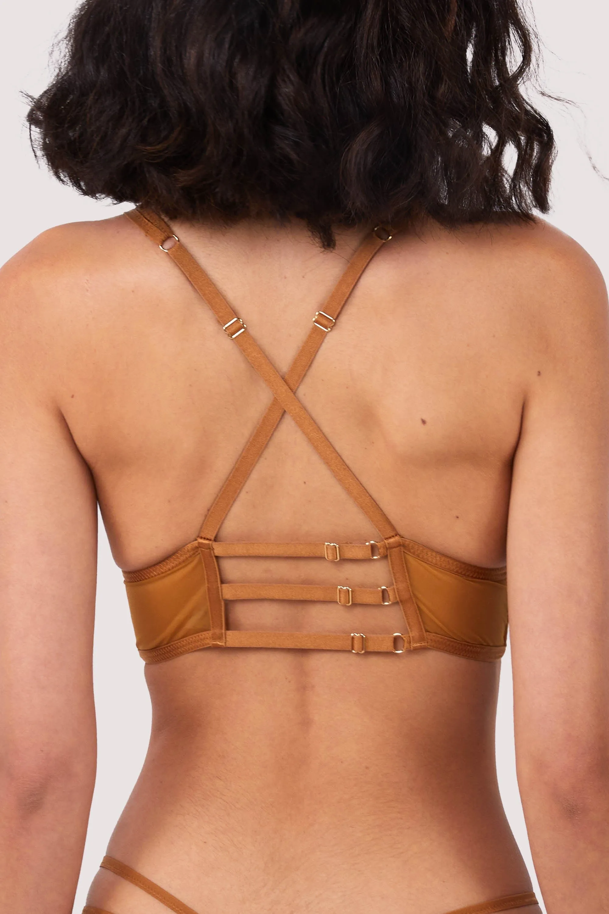 Medusa Liquid Gold Bralette