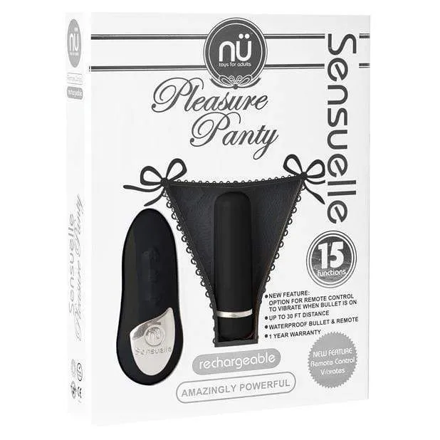 Nu Sensuelle - Pleasure Panty 15 Functions Bullet with Remote Control