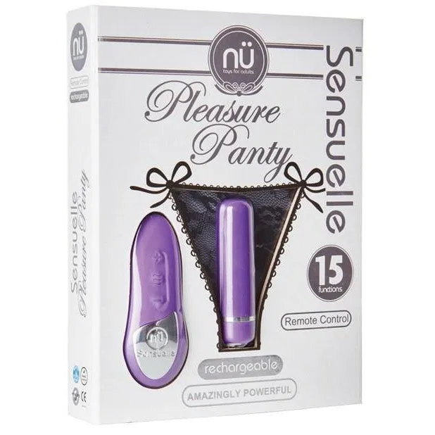 Nu Sensuelle - Pleasure Panty 15 Functions Bullet with Remote Control
