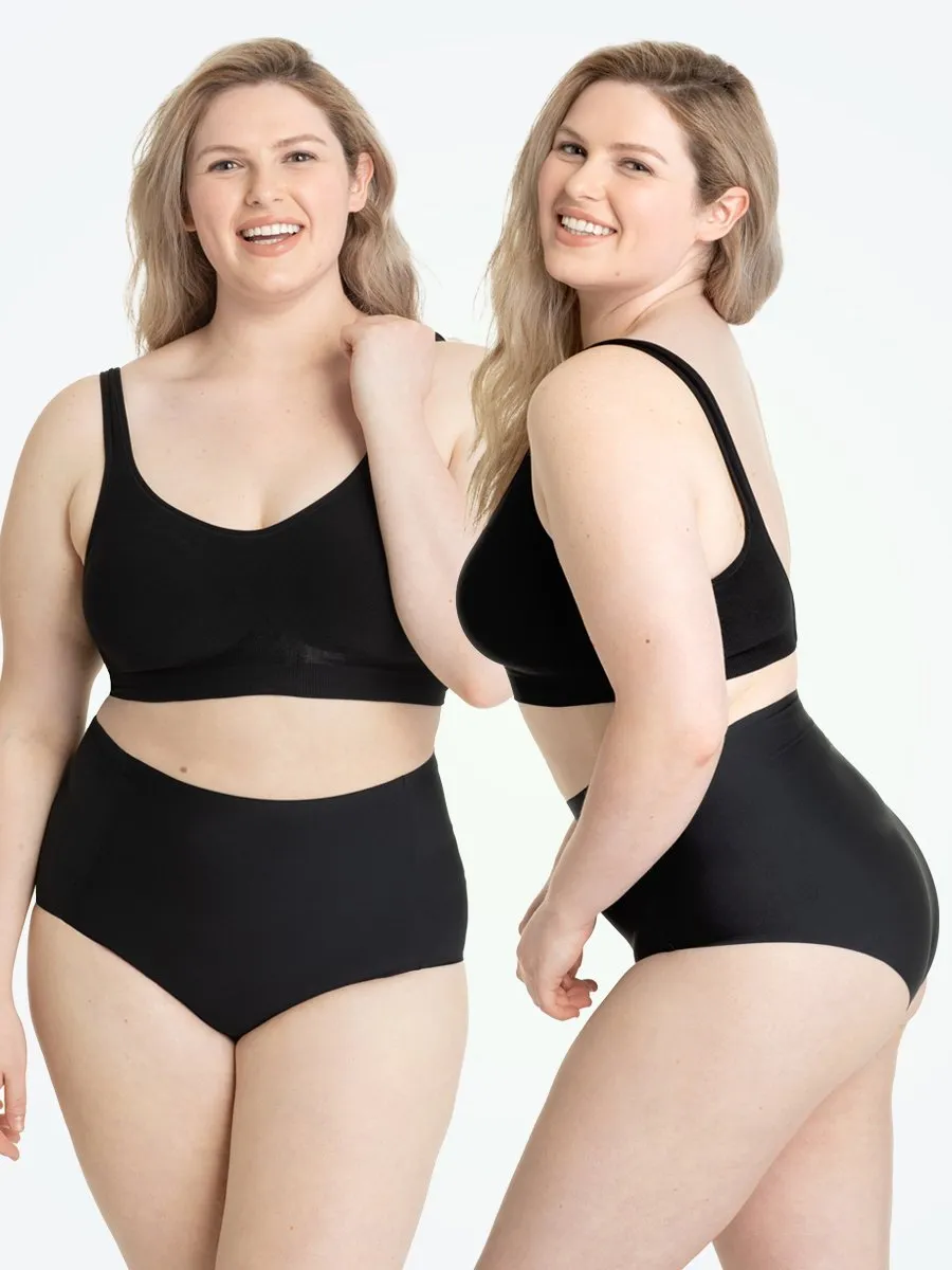 Offer: Truekind® 2-Pack Seamless Stretch Mid-Waist Brief - 50 percent OFF