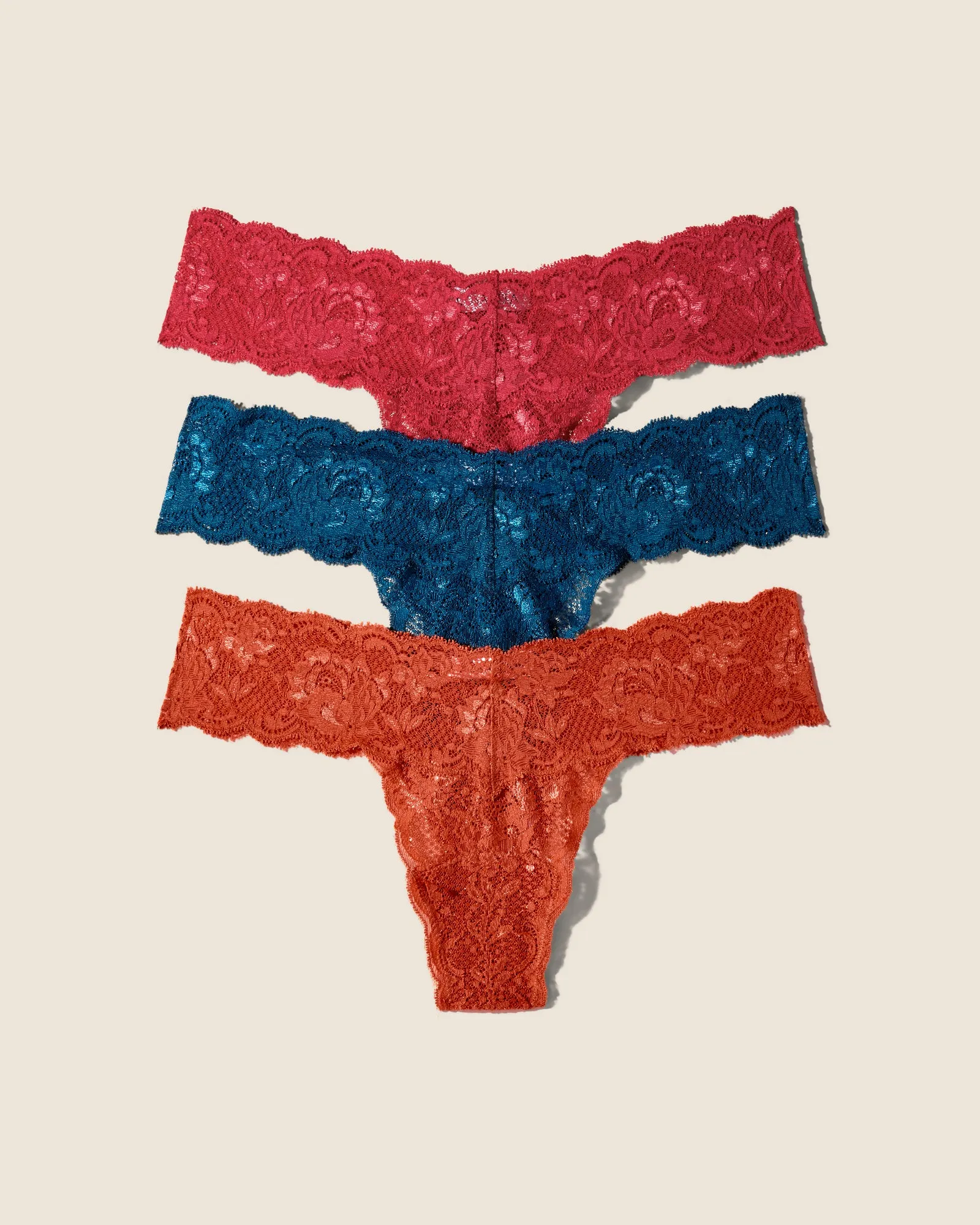 Pack De 3 Tangas Bajos