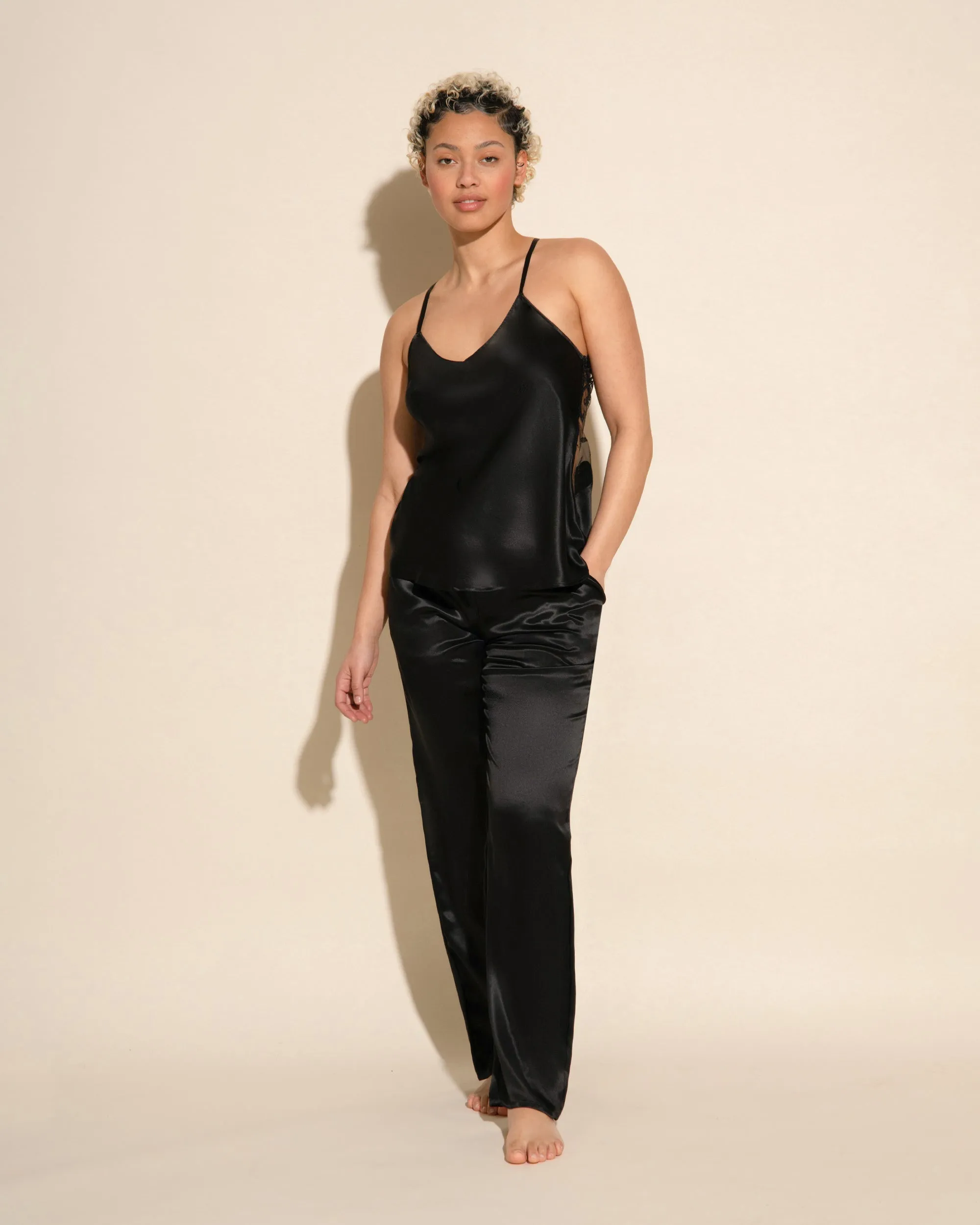 Pantalones De Seda