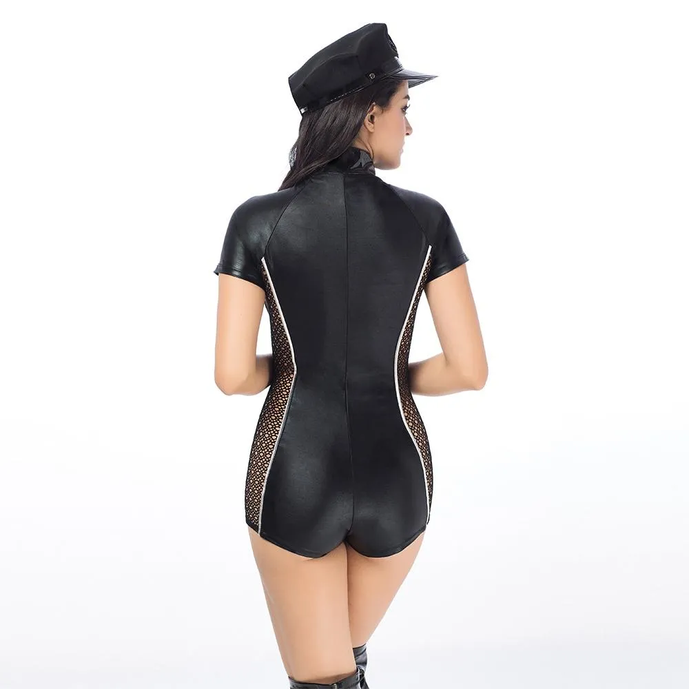 Police Costume Teddy - One Size