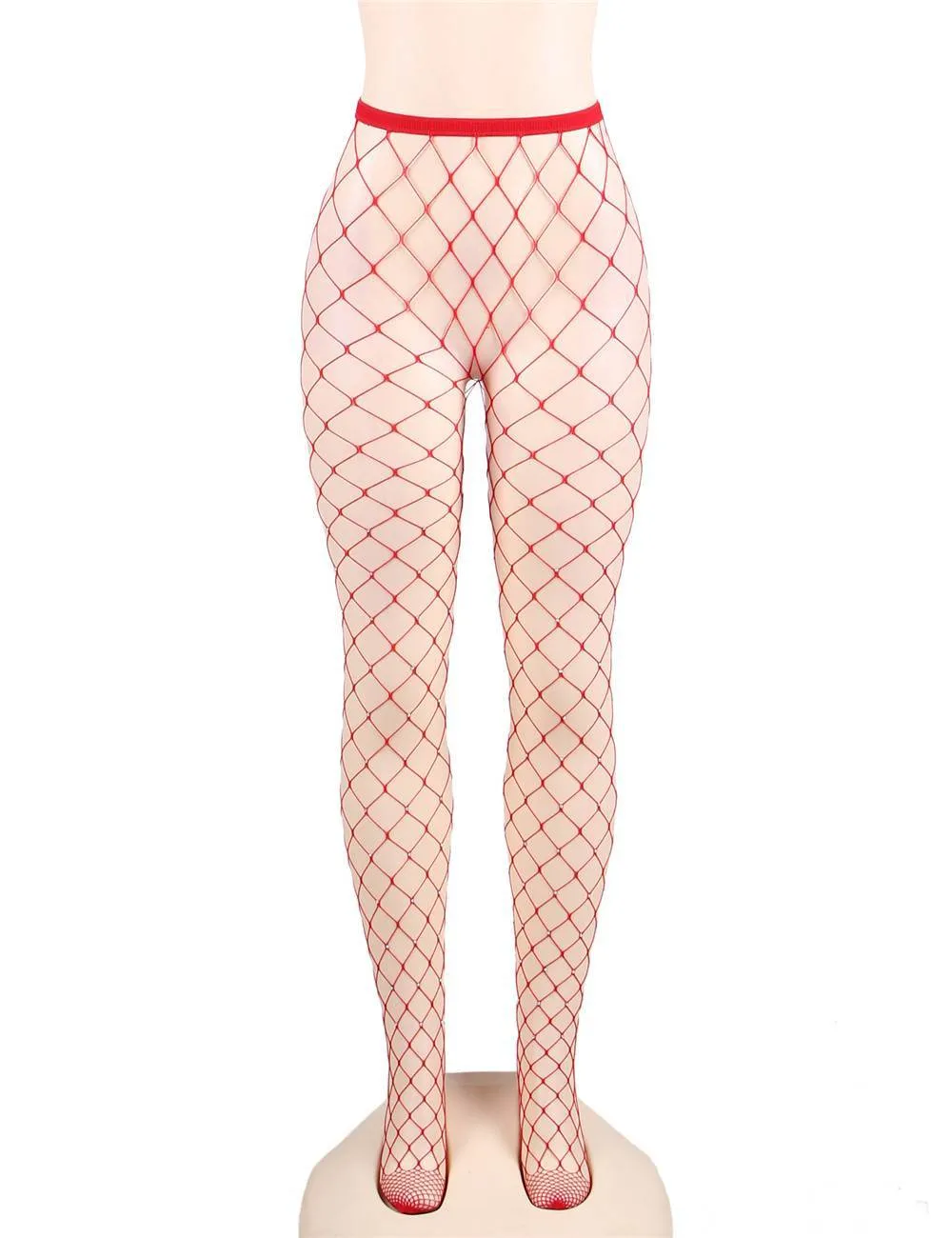 Rhinestone Net Pantyhose - One Size Fits Most