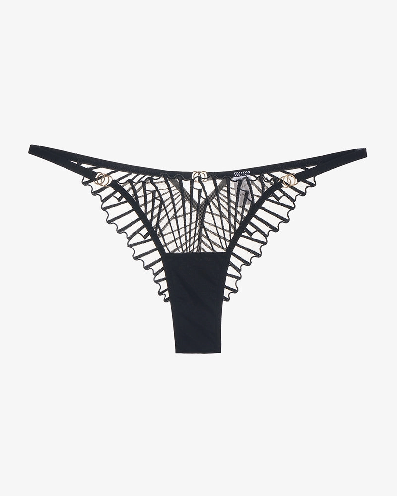Thin Embroidered Panty