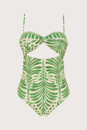VENECIA BANDEAU ONE-PIECE SWIMSUIT