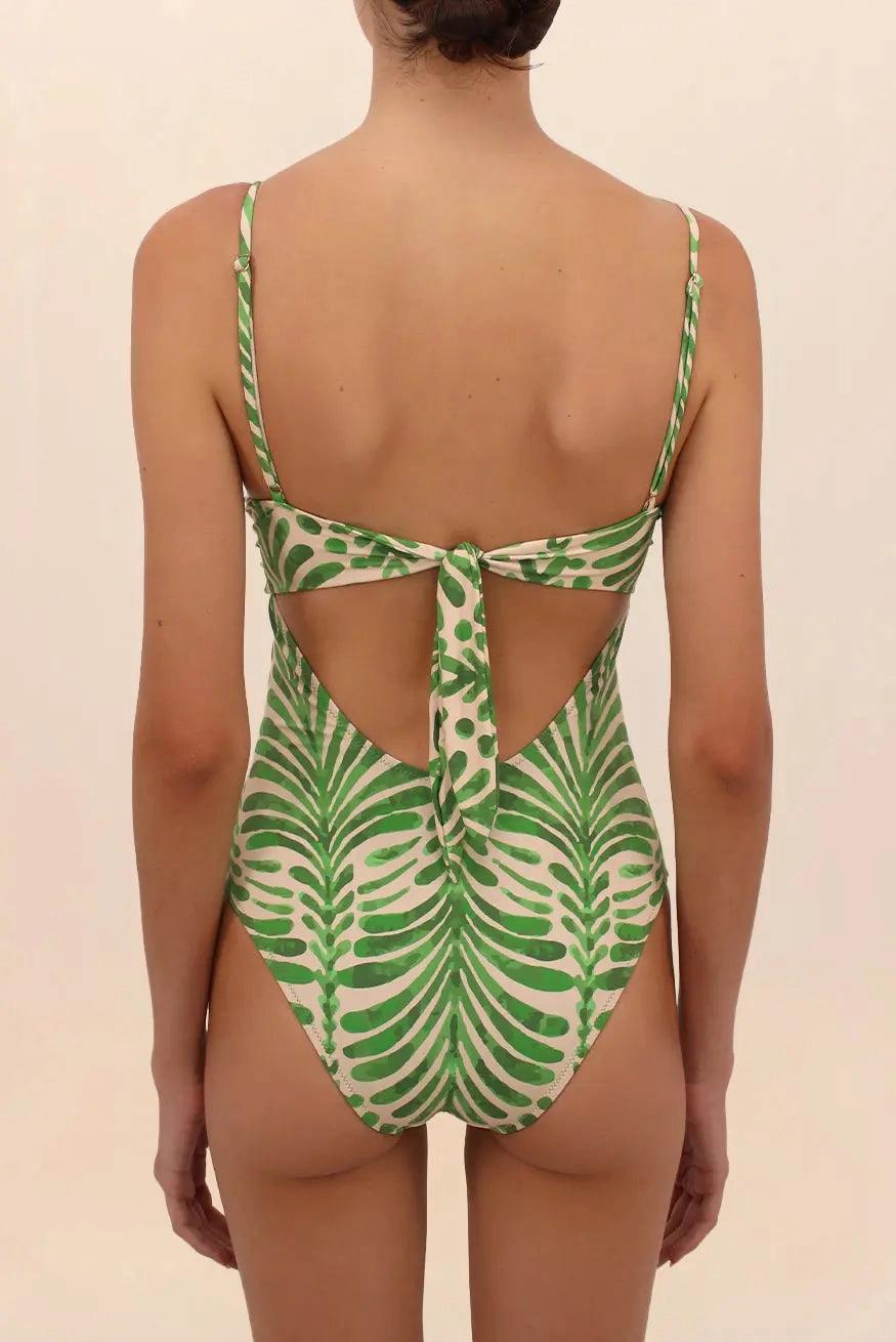 VENECIA BANDEAU ONE-PIECE SWIMSUIT