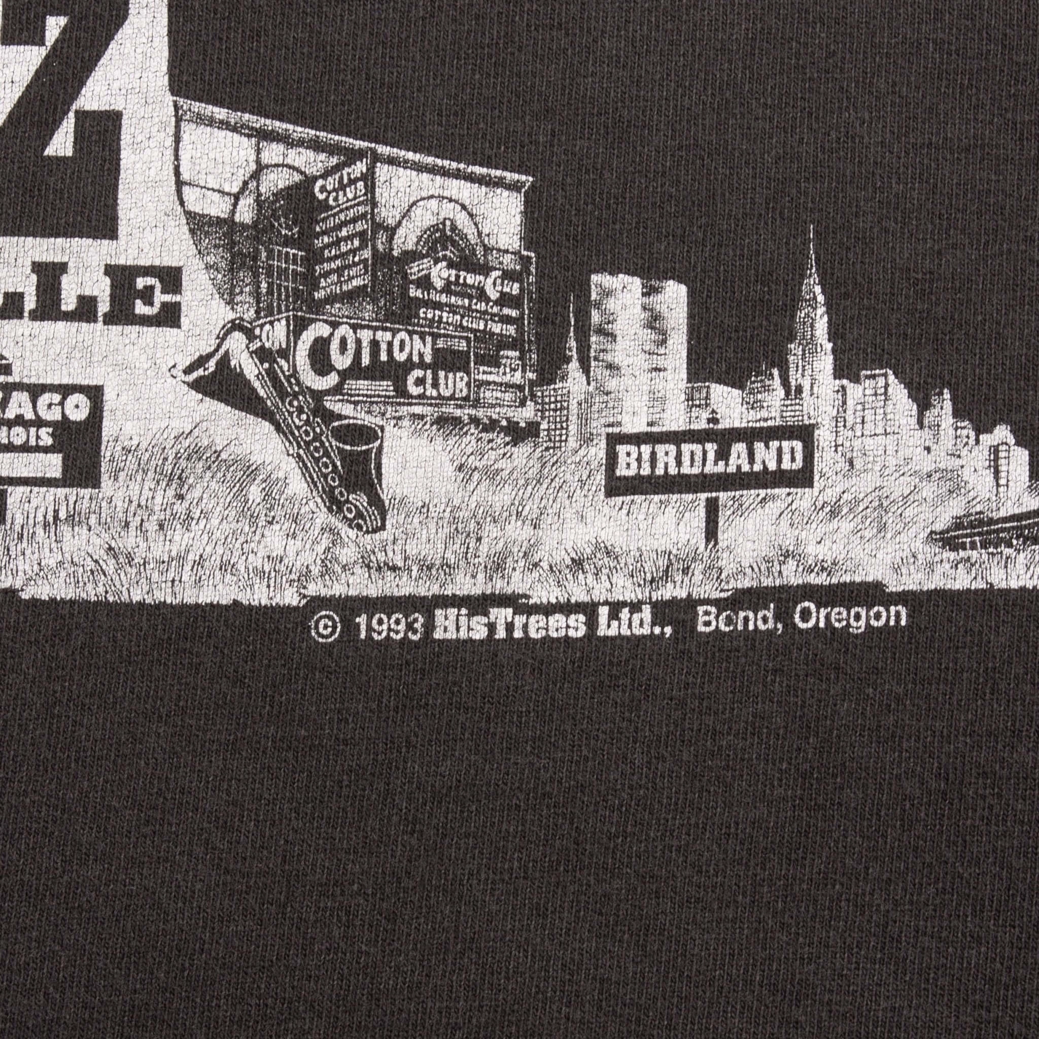 VINTAGE FESTIVAL TEE SHIRT SCOTT JOPLIN JAZZ STORYVILLE CHICAGO 1993 XL MADE USA