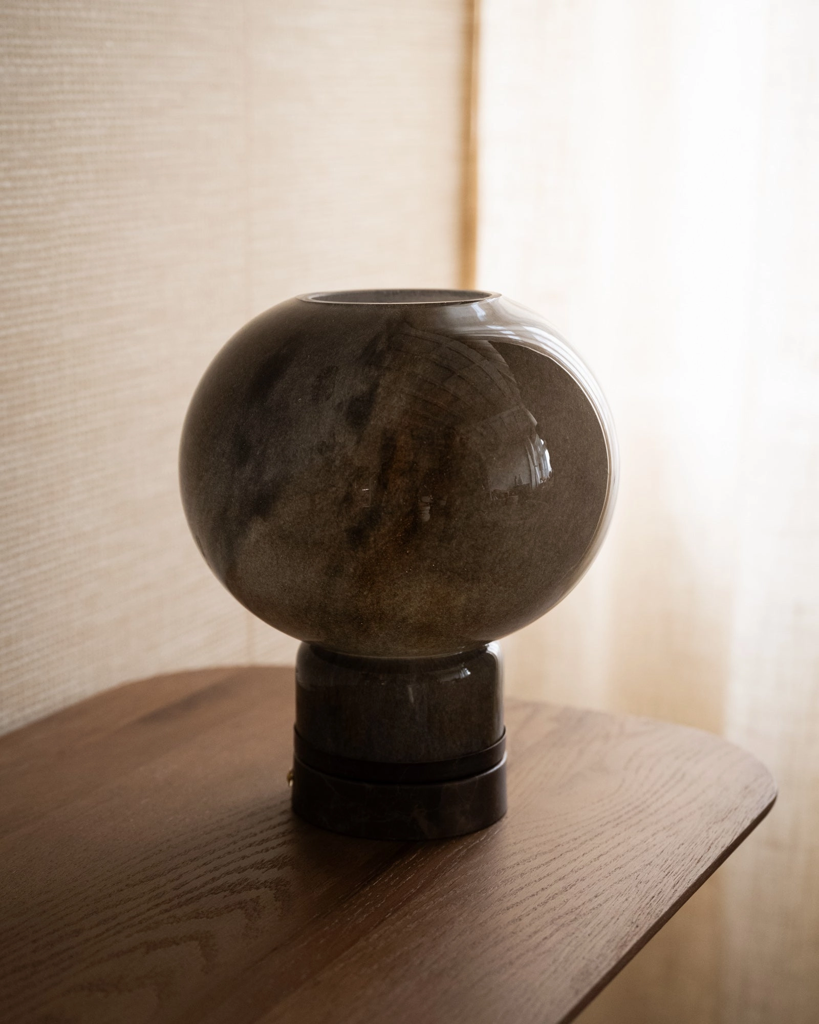 Wireless Table Lamp Glass